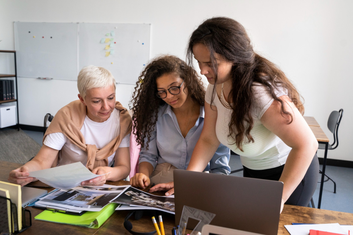 Women Engineers Working Together